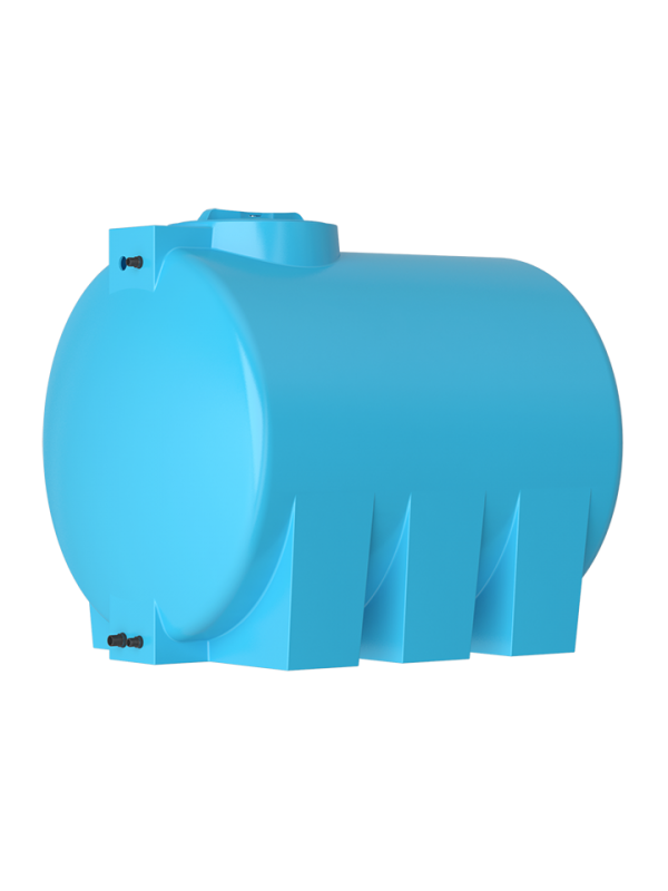 Бак для воды ATH 1500 синий горизонтальный Aquatech