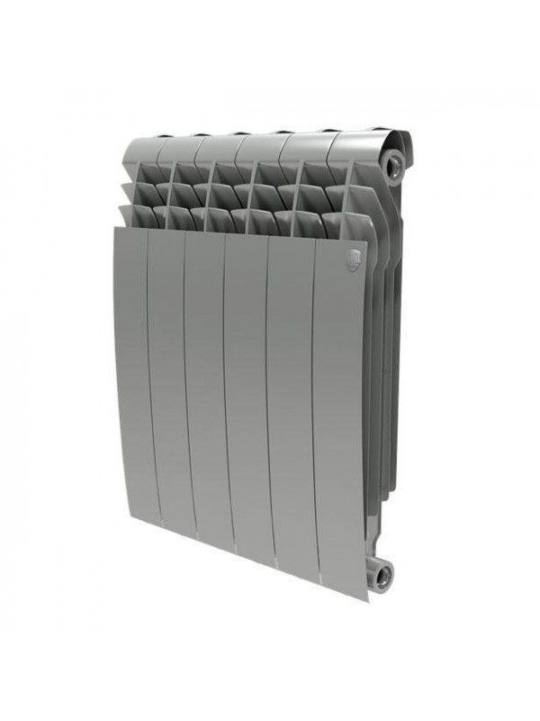 Биметаллический радиатор Royal Thermo BiLiner 500 Silver Satin (8 секций)