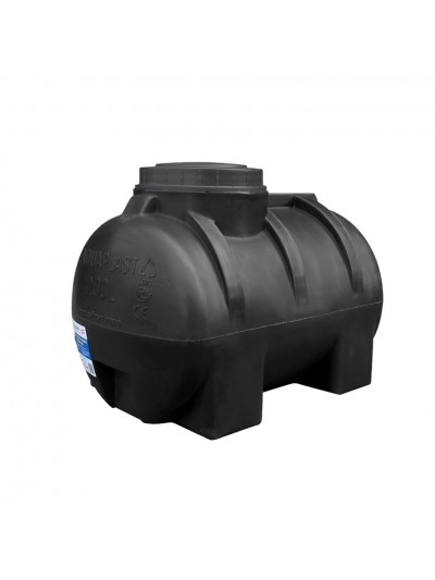 Бак для воды горизонтальный  Aquaplast ОГ 200 литров черный