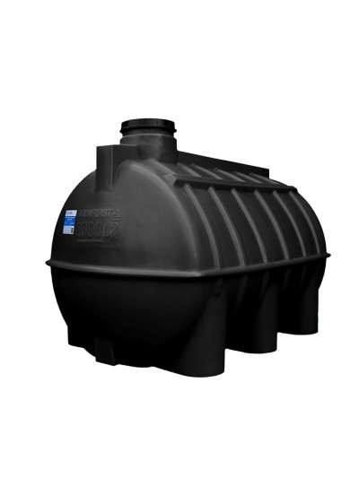 Бак для воды горизонтальный  Aquaplast ОГ 2000 литров черный