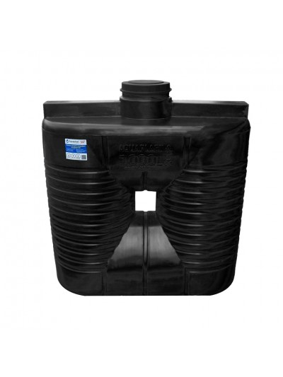 Бак для воды вертикальный прямоугольный Aquaplast ПВ 1000 литров черный