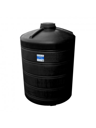 Бак для воды вертикальный  Aquaplast ОВ 2000 литров черный